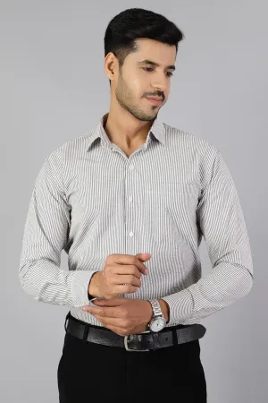 100% Premium Cotton Black Printed Shirt