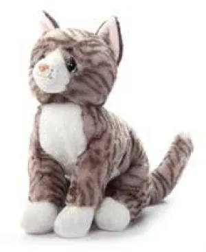 12"  Tabby Cat Grey
