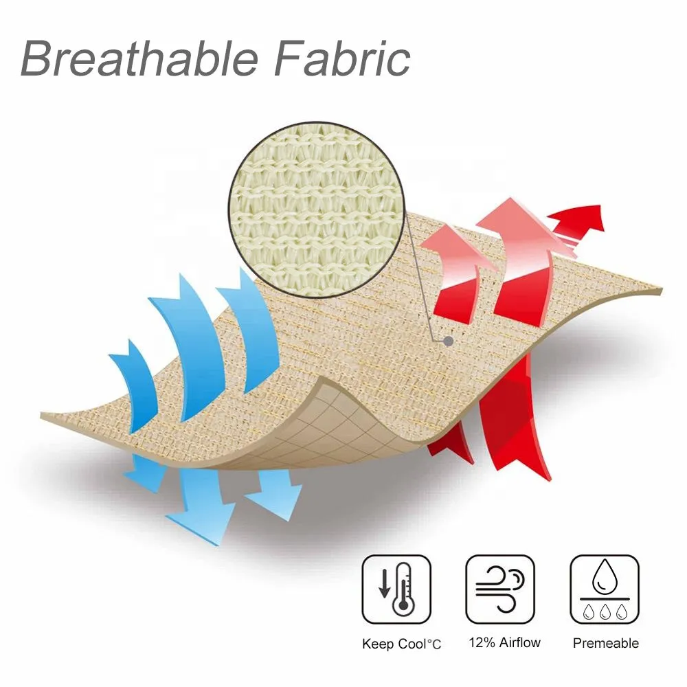 20'x'26' Rectangle Patio Sun Shade Sail（Sand Color）