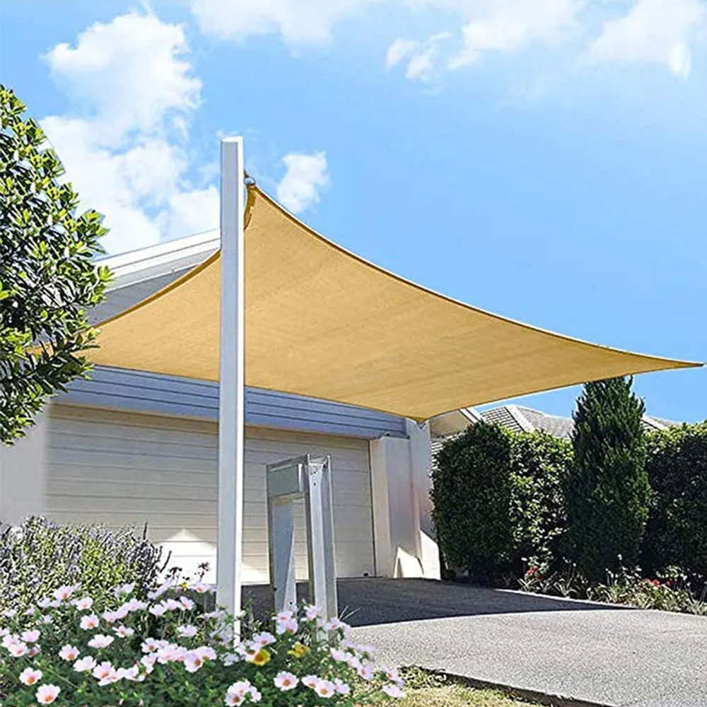 20'x'26' Rectangle Patio Sun Shade Sail（Sand Color）