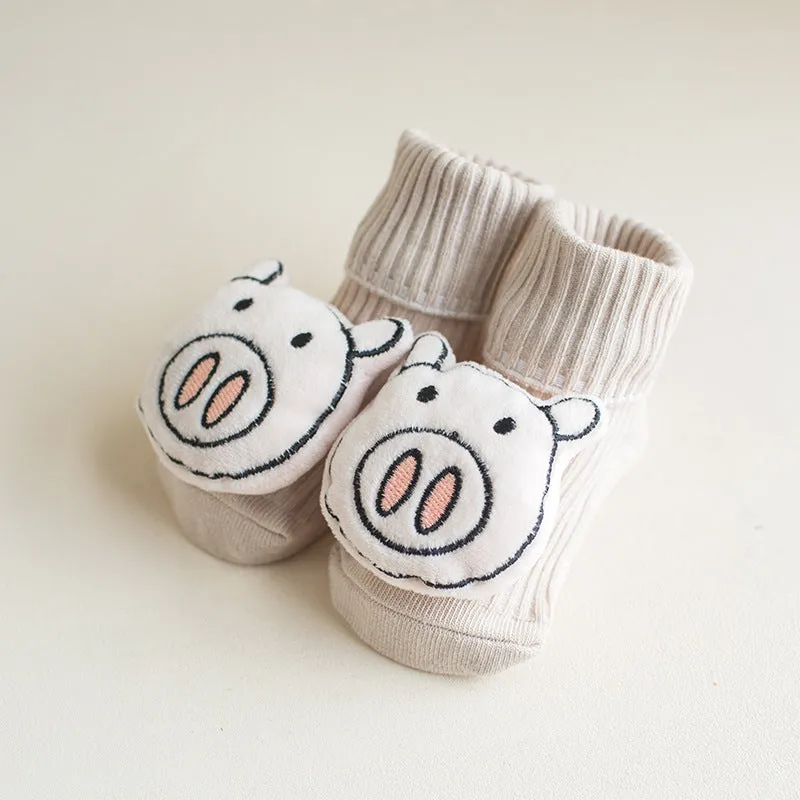 3D cartoon anti-slip socks