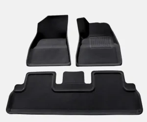 3pcs Non-Slip All-Weather Floor Mats For Tesla Model 3