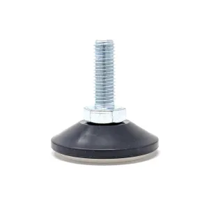 48mm-M10x30mm Non-Slip Screw In Levelling Machine Feet Height Adjustable, Made In Germany
