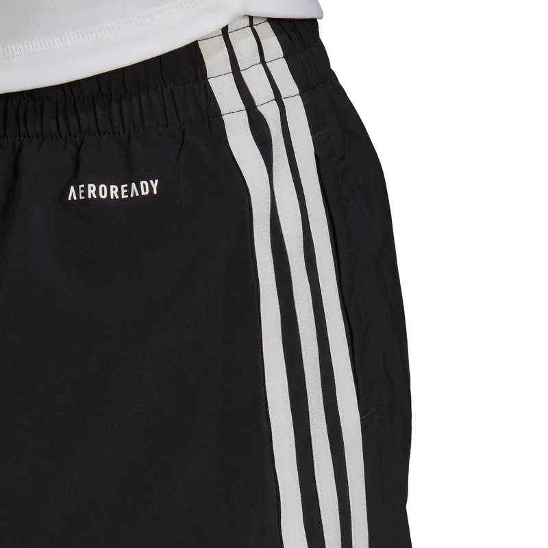 Adidas Womens PrimeBlue Designed 2 Move Woven 3-Stripes Sport Shorts