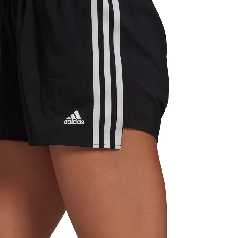 Adidas Womens PrimeBlue Designed 2 Move Woven 3-Stripes Sport Shorts