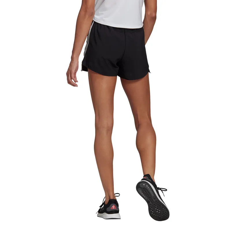 Adidas Womens PrimeBlue Designed 2 Move Woven 3-Stripes Sport Shorts