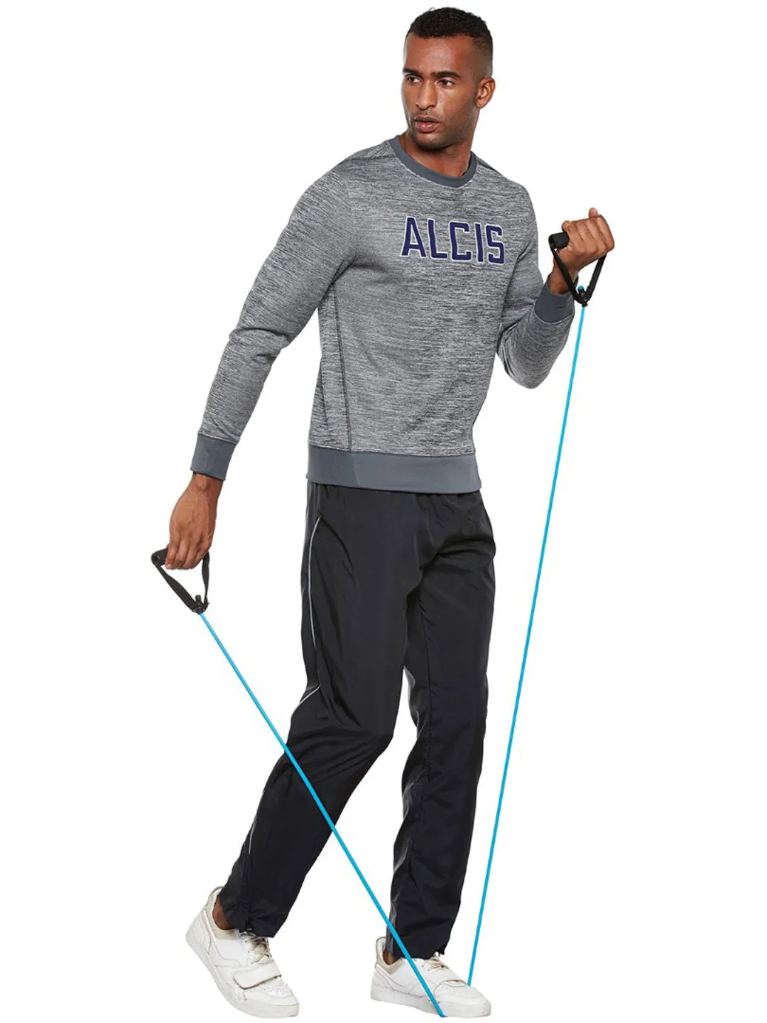 Alcis Mens Grey Sweat Shirt 115MSS150