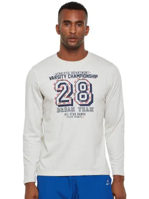 Alcis Mens Off White Sweat Shirt 148MSS224
