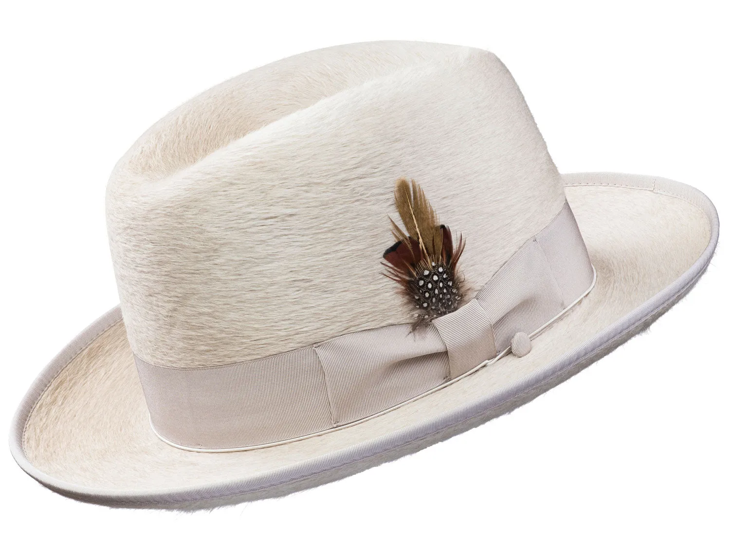 Alpha Godfather Homburg Beaver Silk Hat