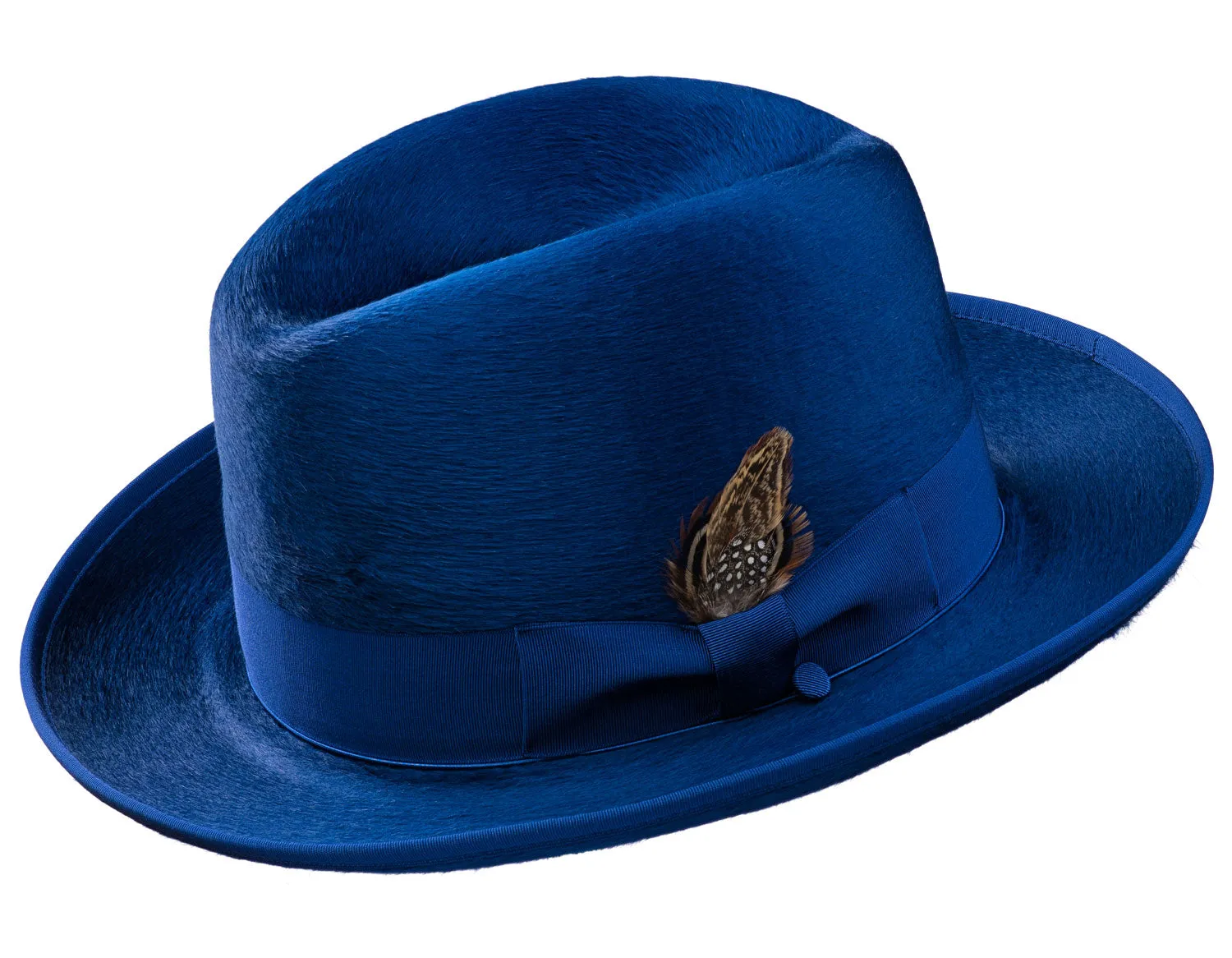 Alpha Godfather Homburg Beaver Silk Hat
