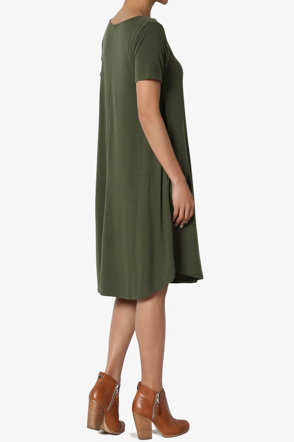 Amella Strappy Scoop Neck Pocket Dress
