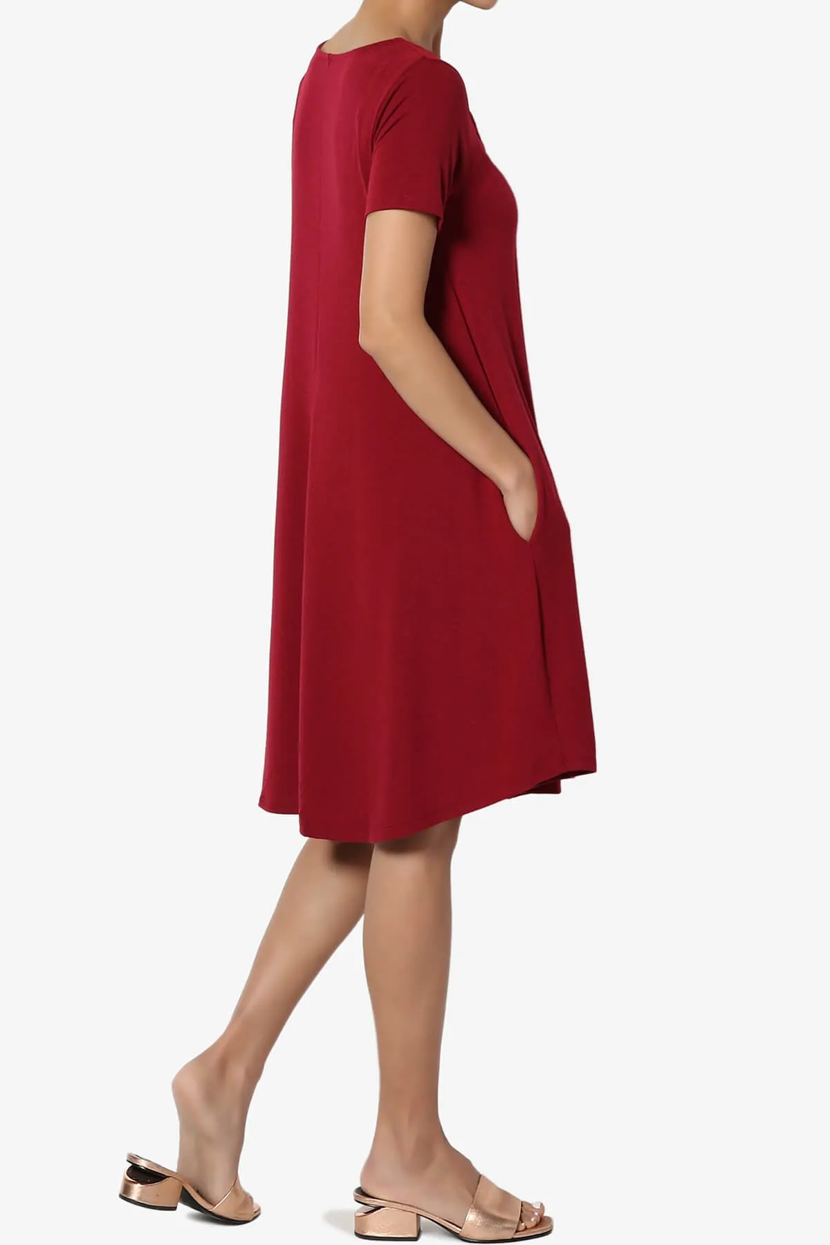 Amella Strappy Scoop Neck Pocket Dress