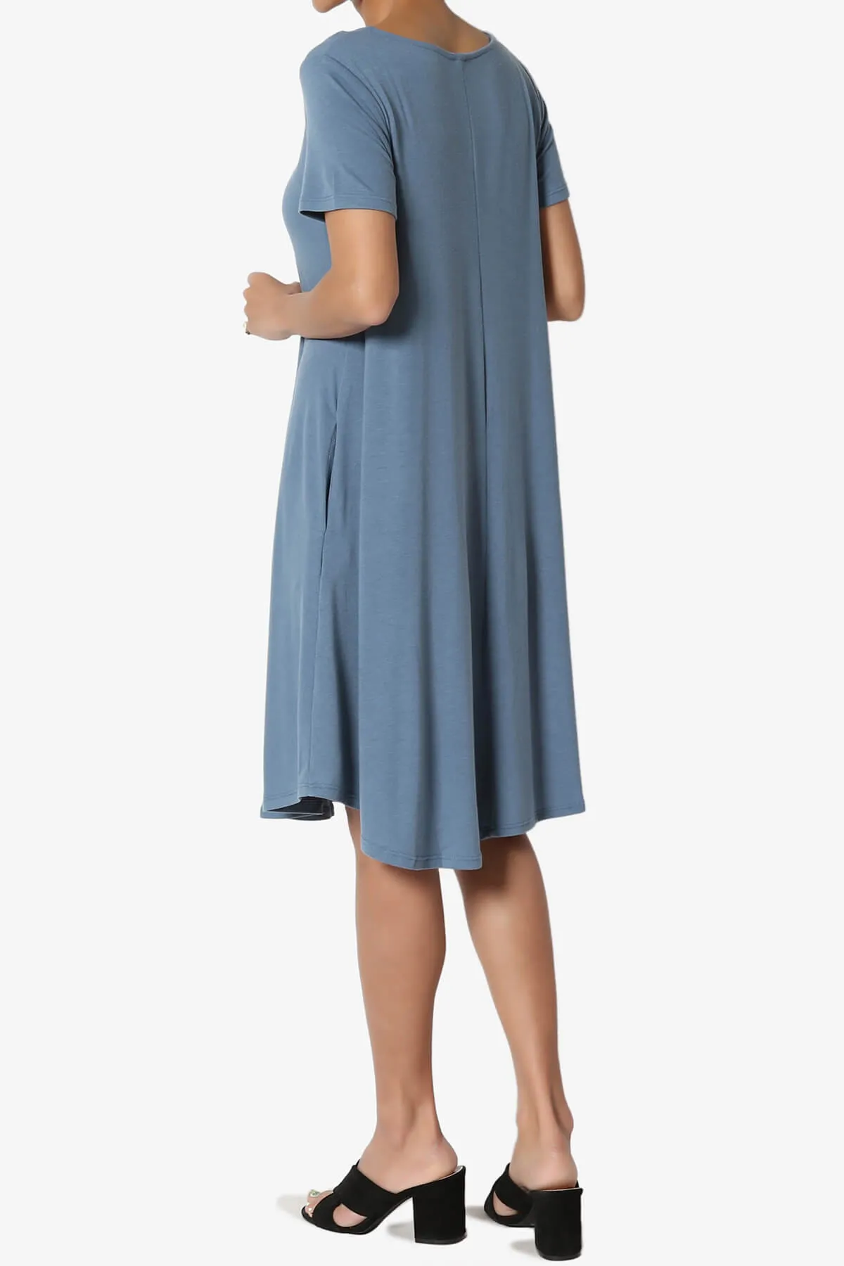 Amella Strappy Scoop Neck Pocket Dress