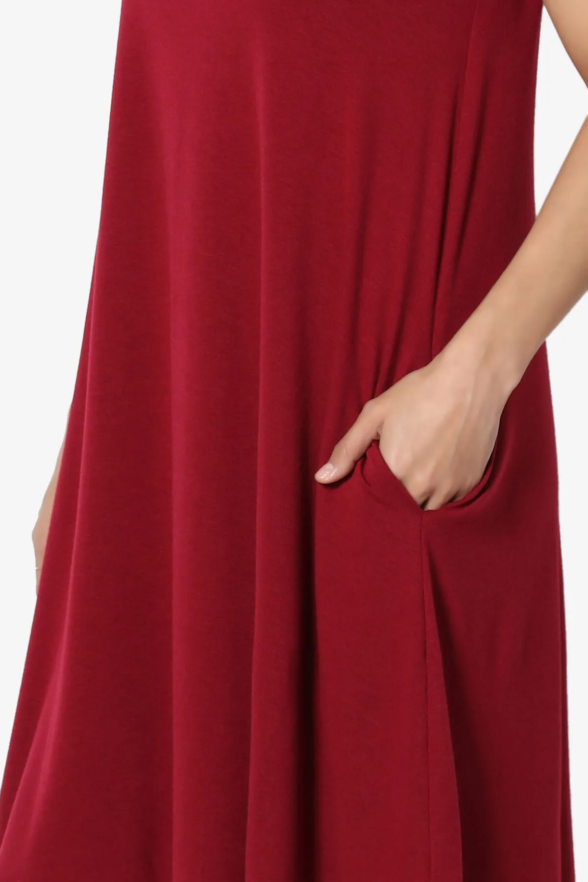 Amella Strappy Scoop Neck Pocket Dress