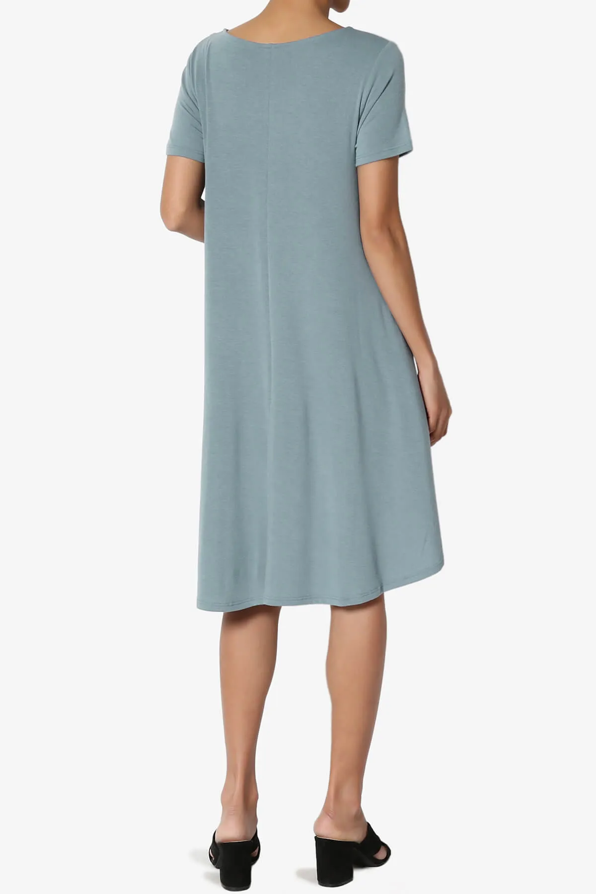 Amella Strappy Scoop Neck Pocket Dress