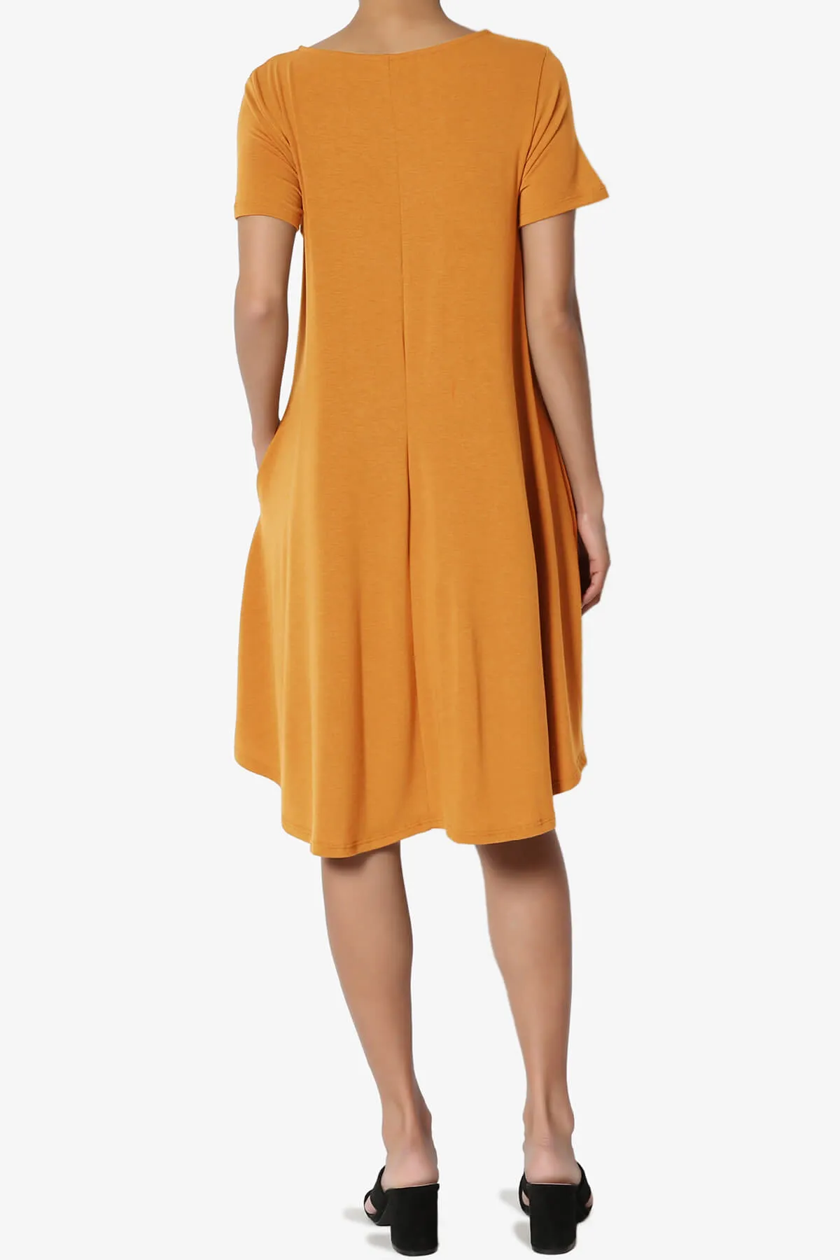 Amella Strappy Scoop Neck Pocket Dress