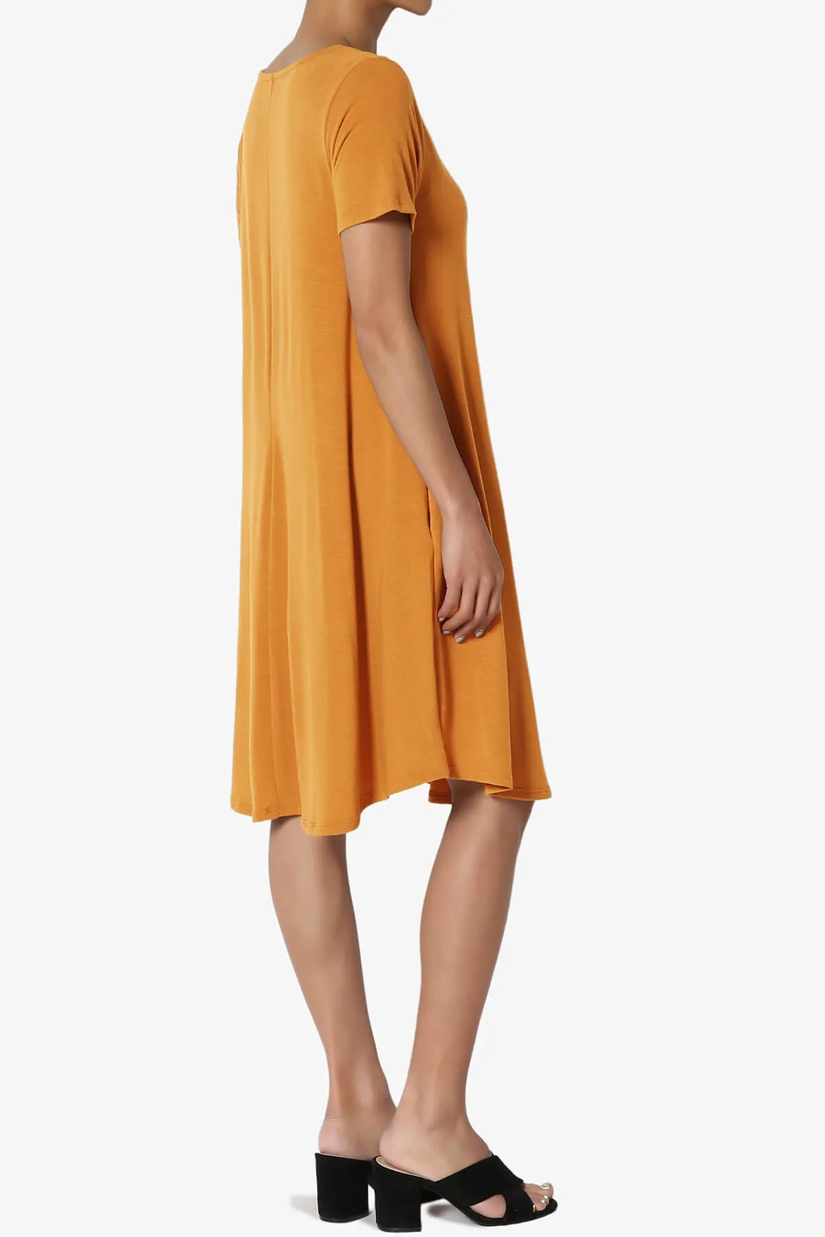 Amella Strappy Scoop Neck Pocket Dress