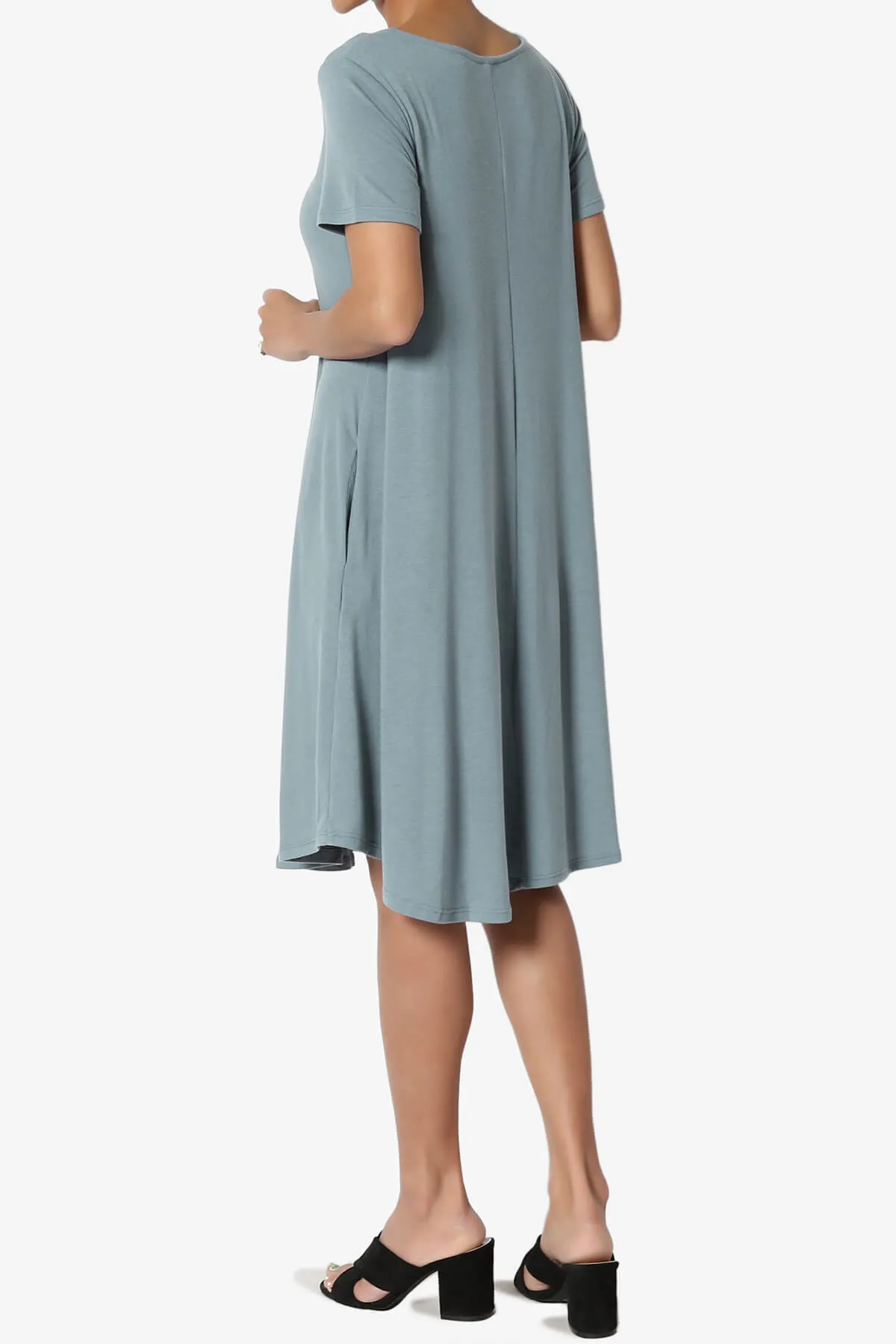 Amella Strappy Scoop Neck Pocket Dress