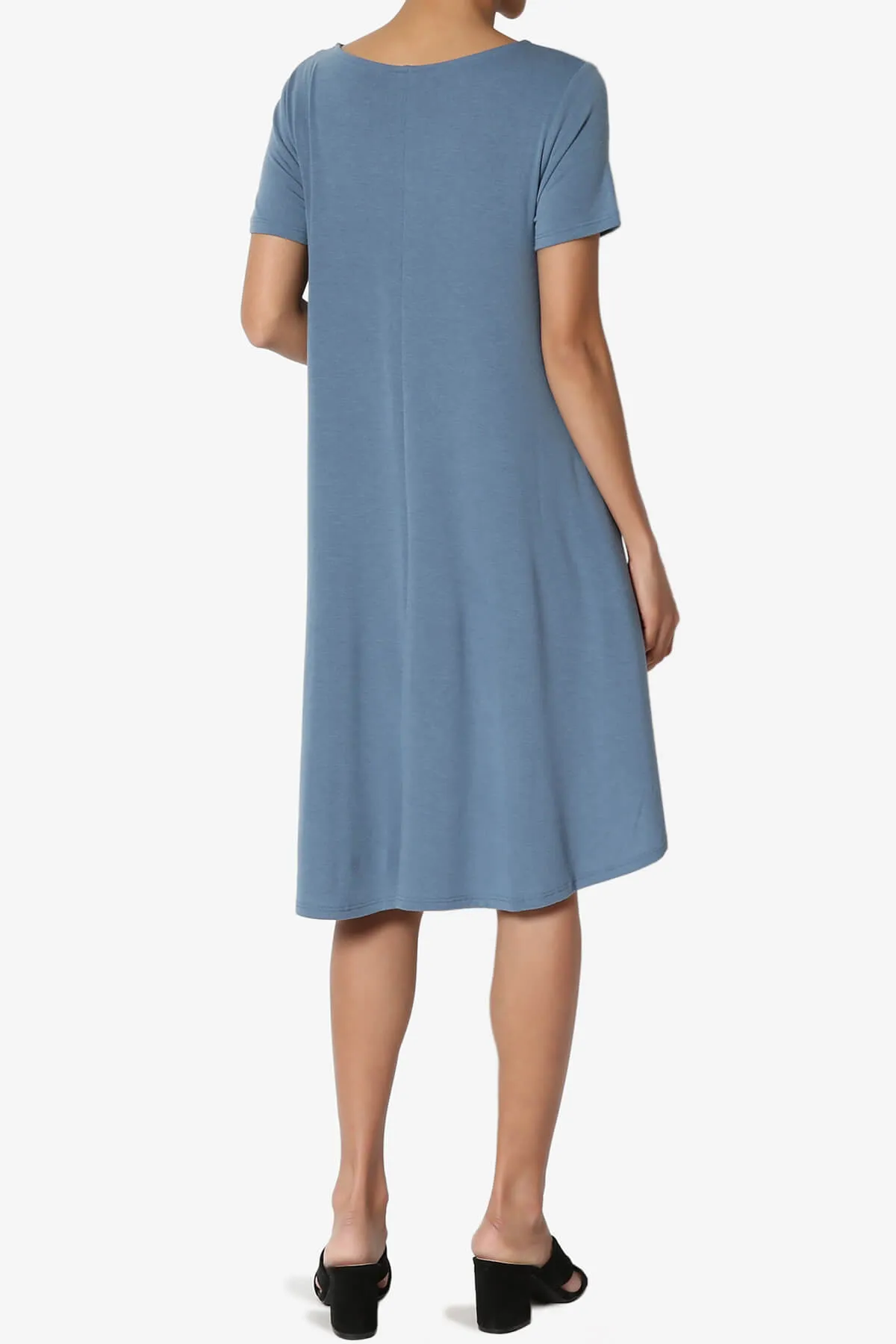 Amella Strappy Scoop Neck Pocket Dress