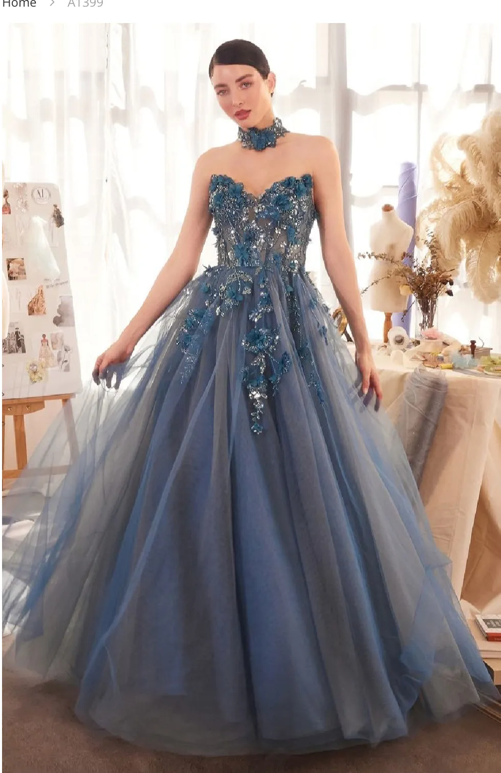Andrea & Leo Evening Gown A1399