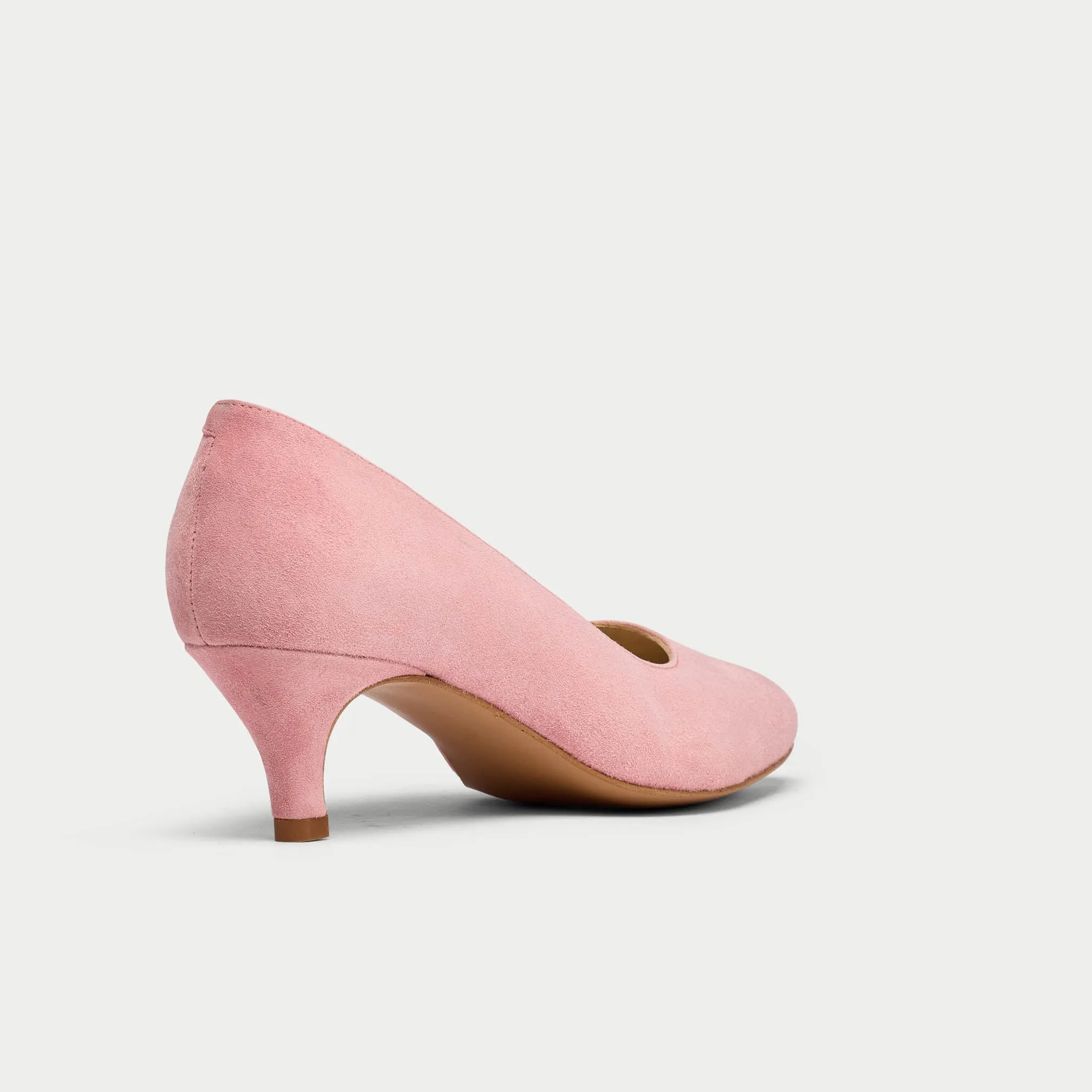 Ava - Pink Suede