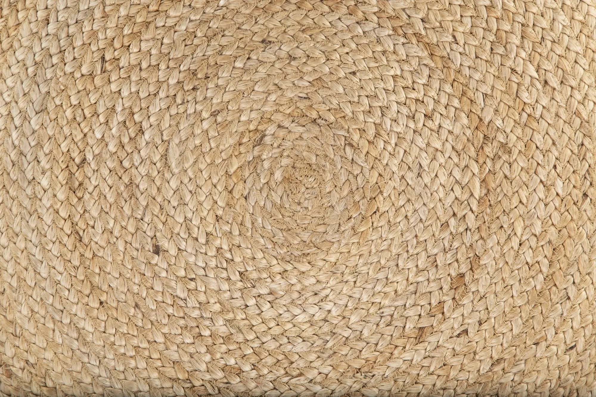 Ava Round Jute Pouf NATURAL 26x7