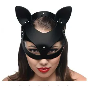 Bad Kitten Leather Cat Mask
