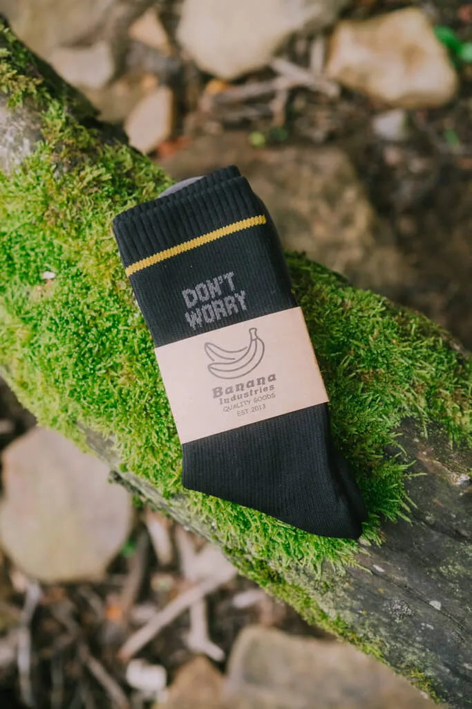 Banana Don't Worry It's a Waterproof Sock
