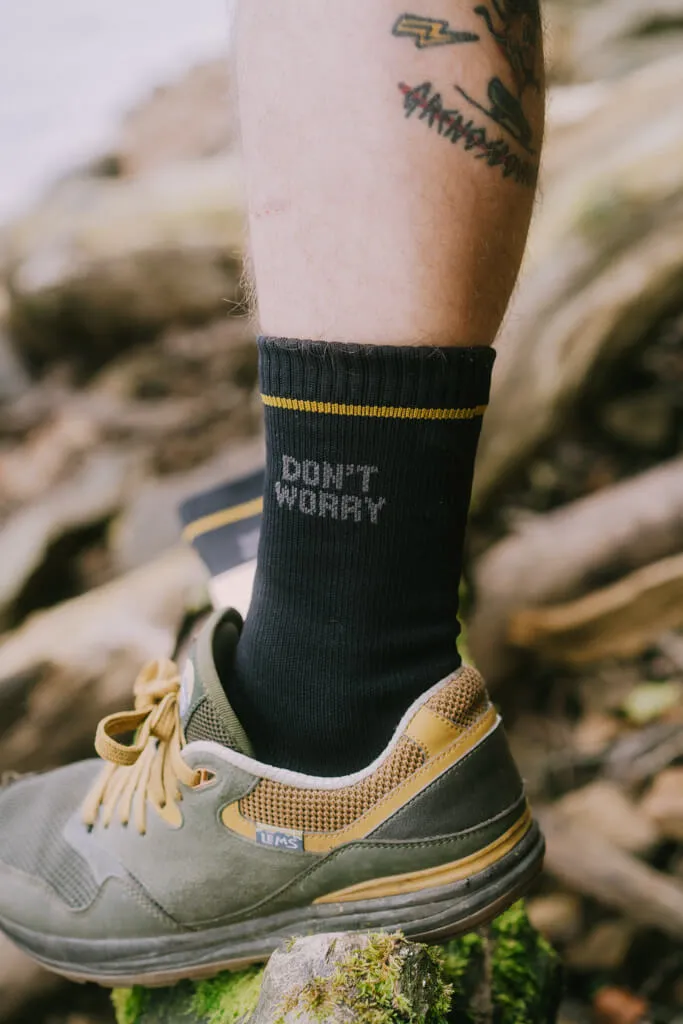 Banana Don't Worry It's a Waterproof Sock