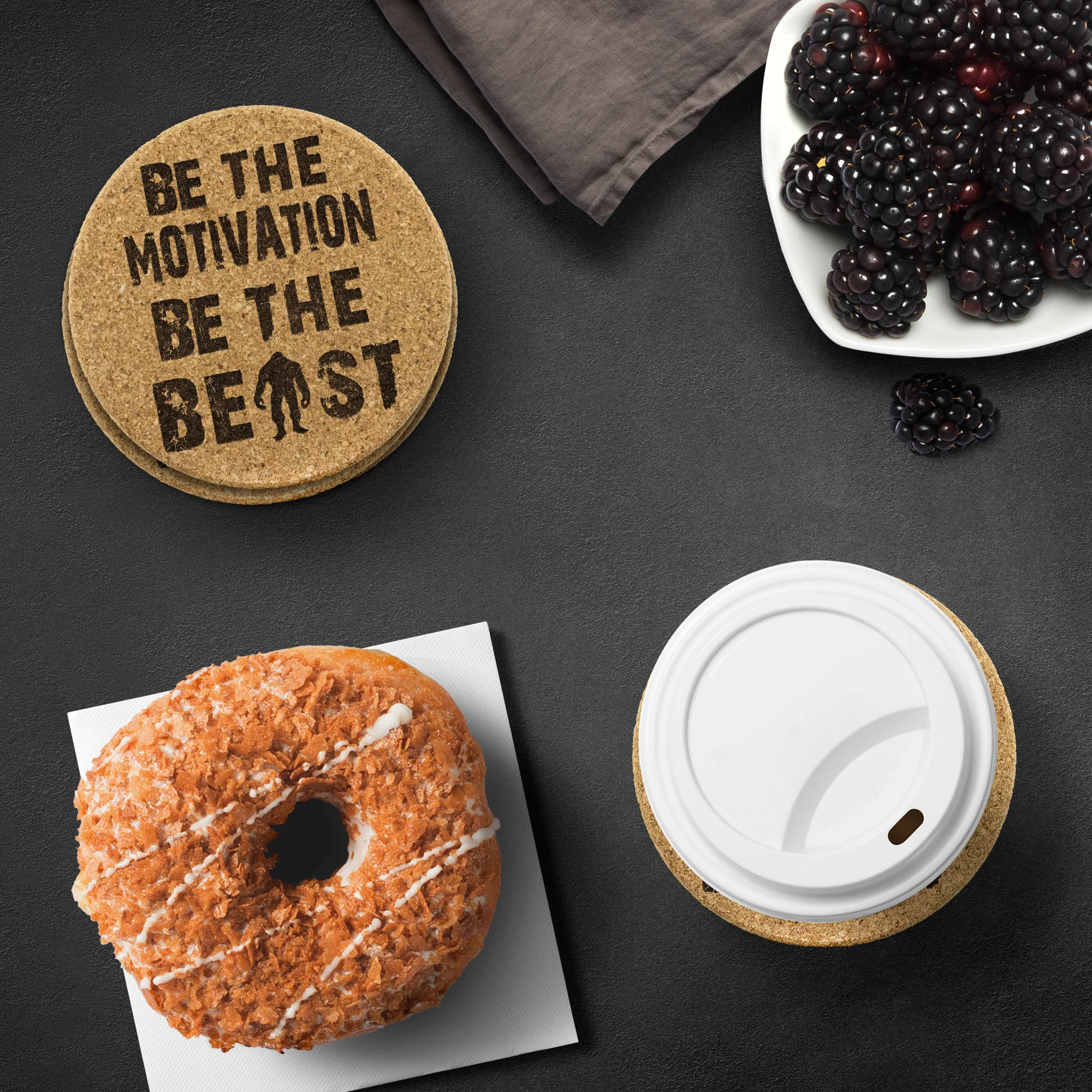 Be The Beast - Cork Coaster Set