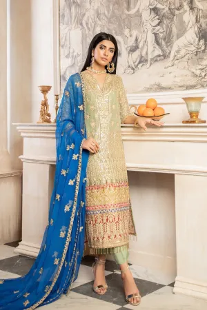 Beautiful Pakistani Mesori Dress With Chiffon Dupatta # CA123