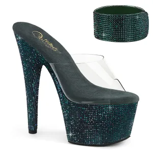 BEJEWELED-712RS  Clear/Emerald Green RS
