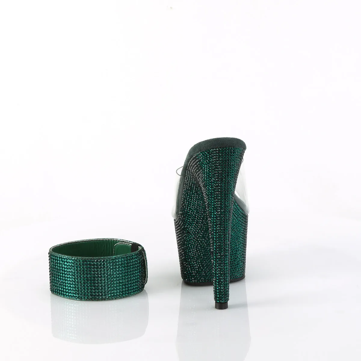 BEJEWELED-712RS  Clear/Emerald Green RS