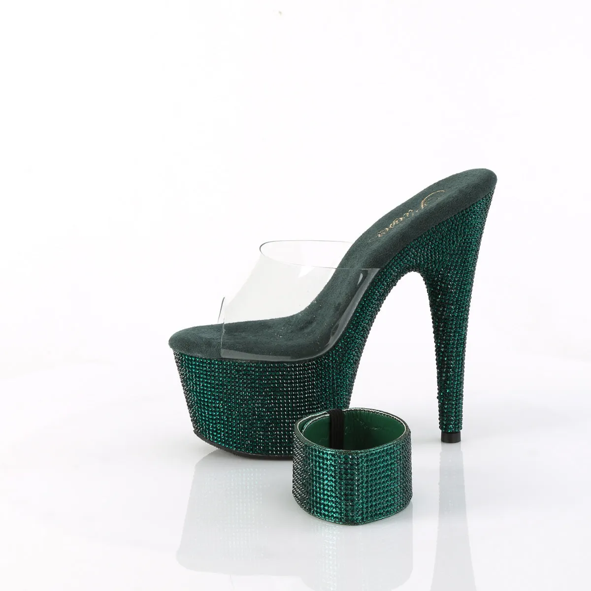 BEJEWELED-712RS  Clear/Emerald Green RS
