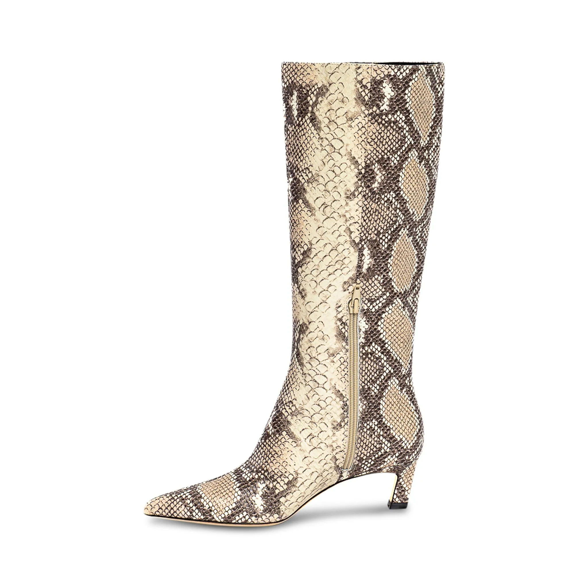 Bella Crocodile Printed Leather