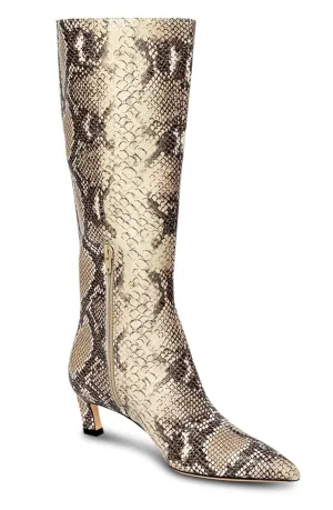 Bella Crocodile Printed Leather