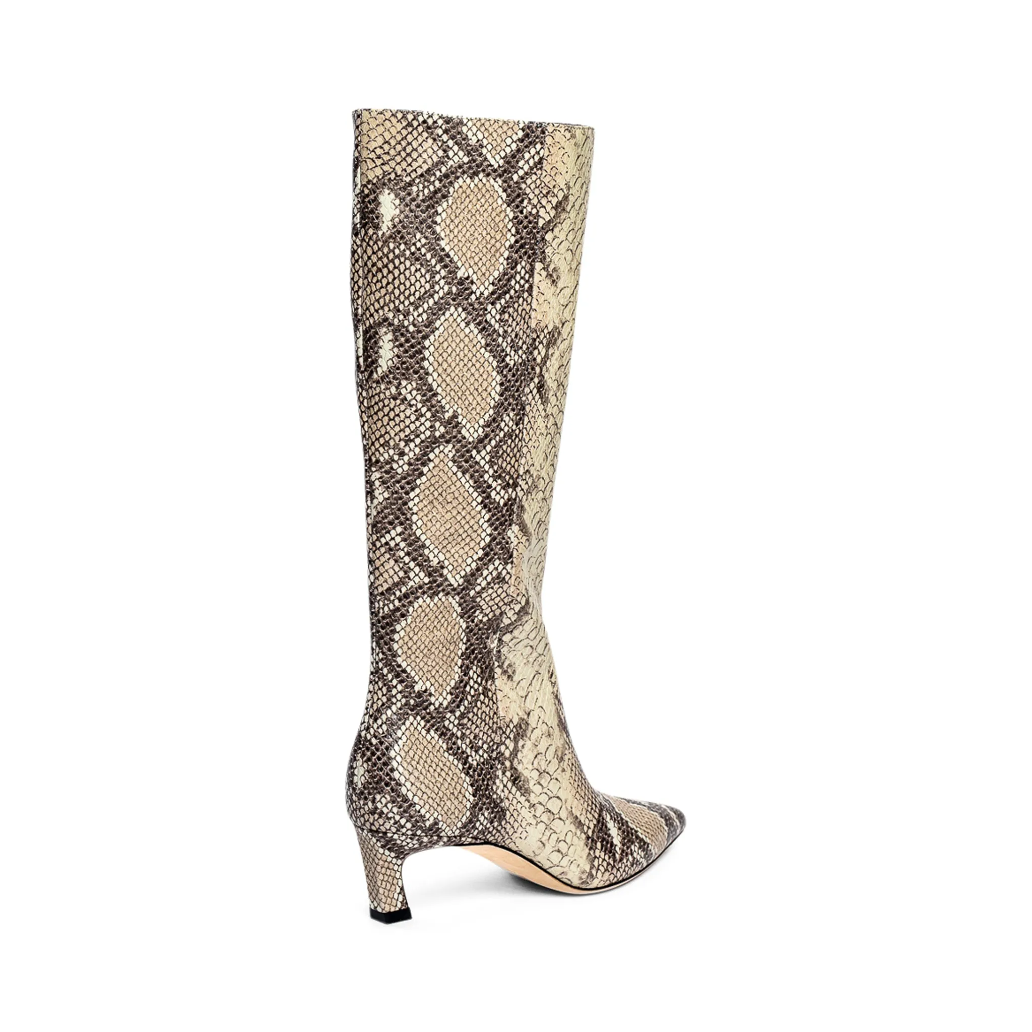 Bella Crocodile Printed Leather