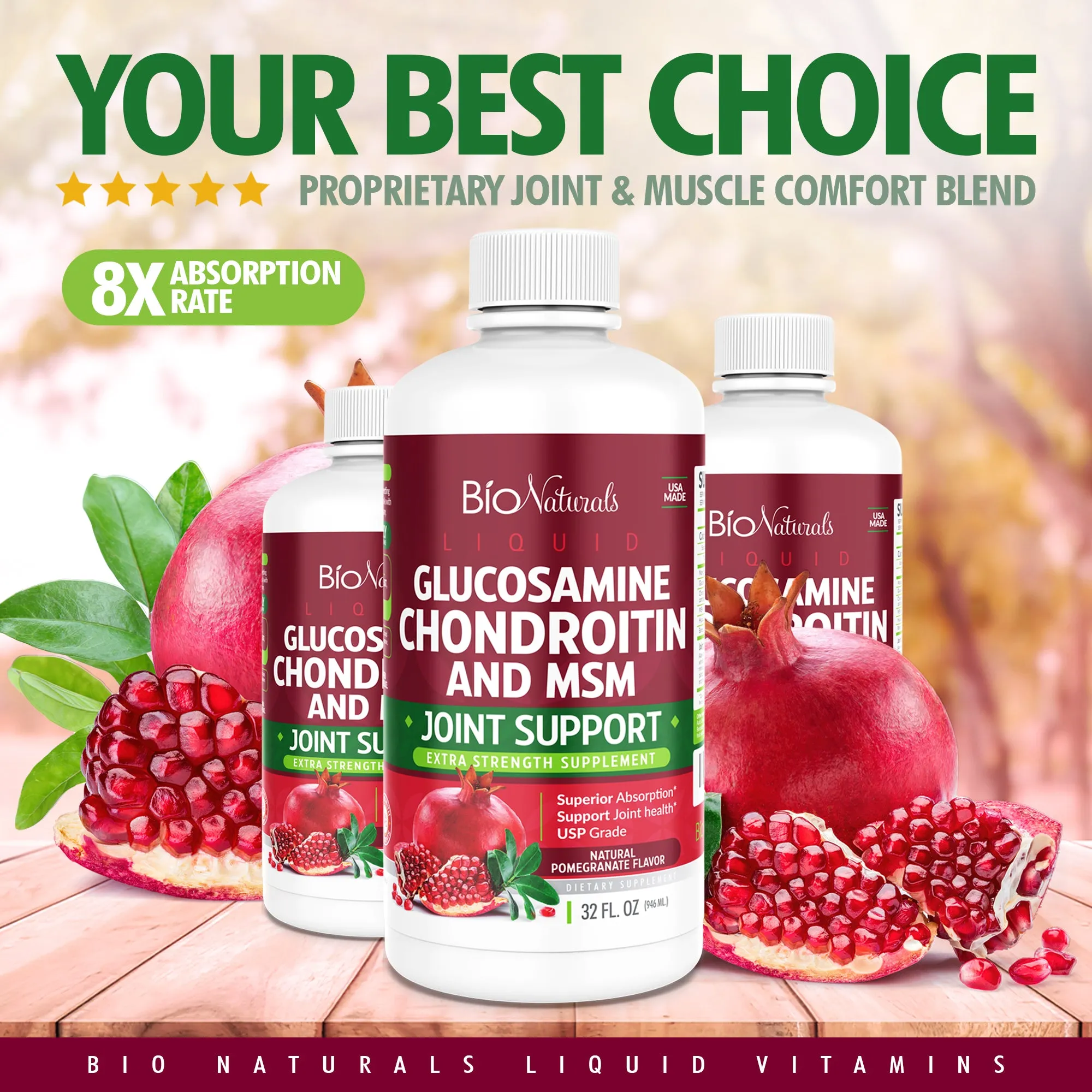 Bio Naturals Liquid Glucosamine Chondroitin