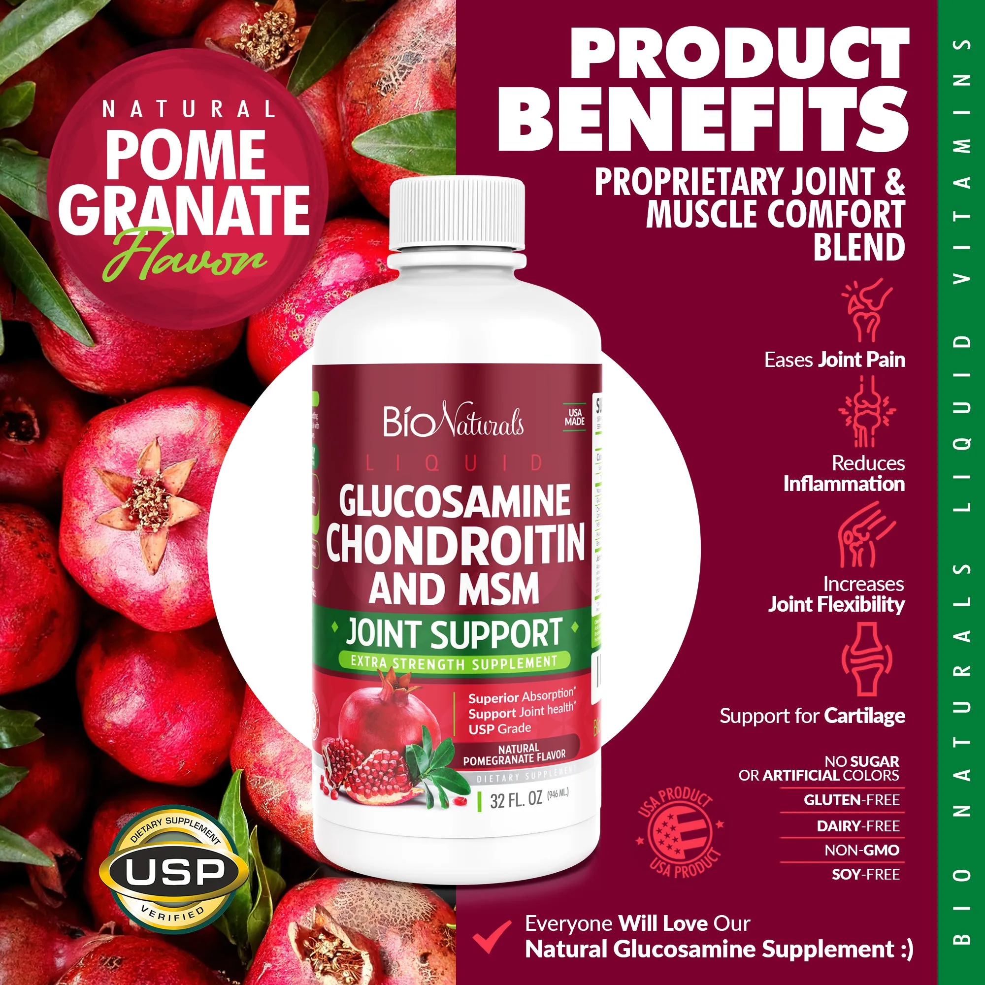 Bio Naturals Liquid Glucosamine Chondroitin