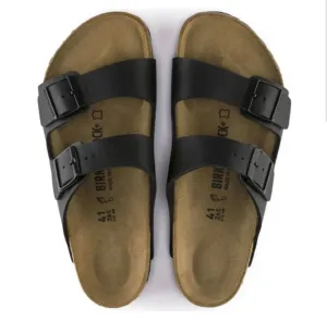 Birkenstock Arizona Birko Flor Black Narrow