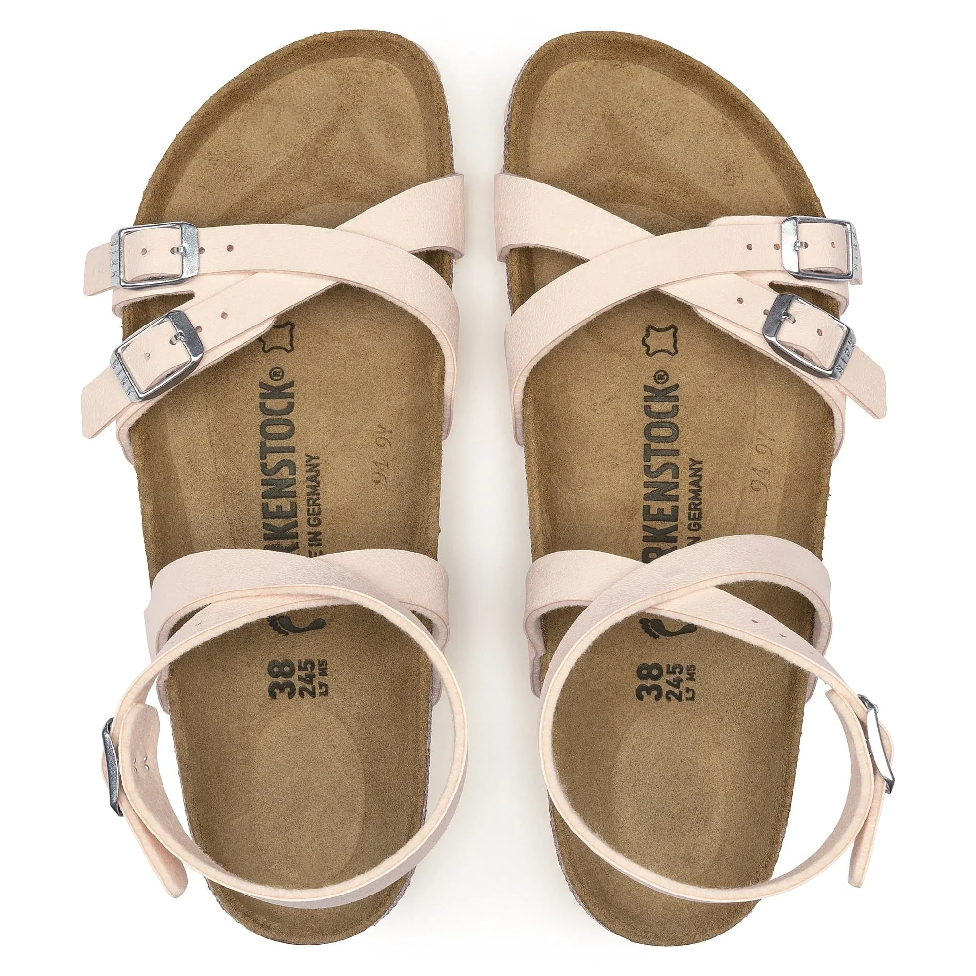 Blanca Birko-Flor Nubuck