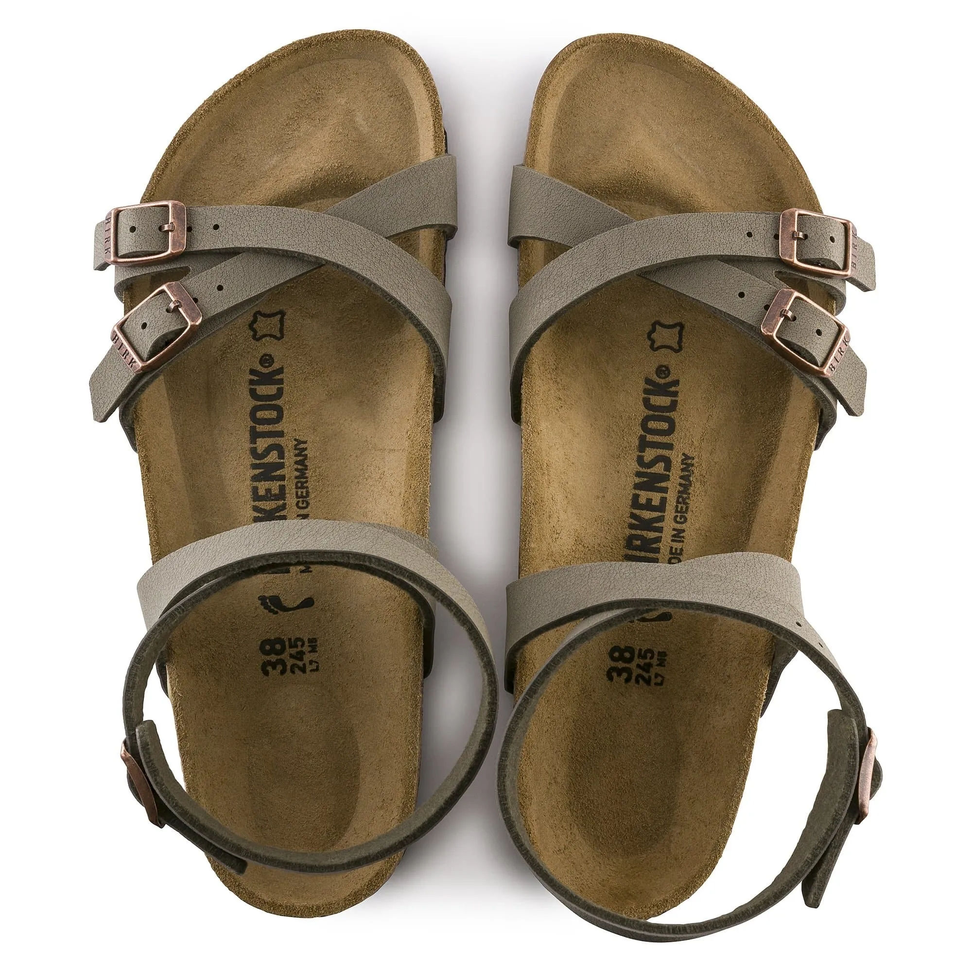 Blanca Birko-Flor Nubuck