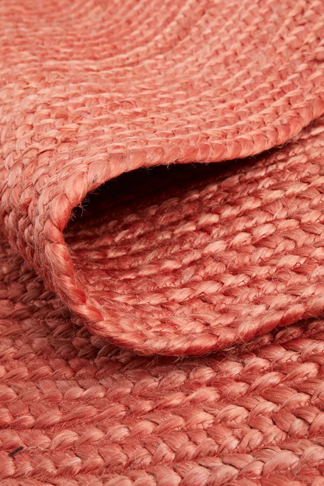 Bondi Terracotta Oval Rug