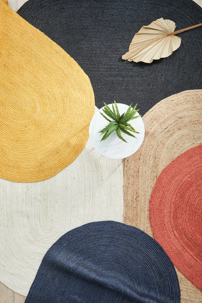 Bondi Terracotta Oval Rug