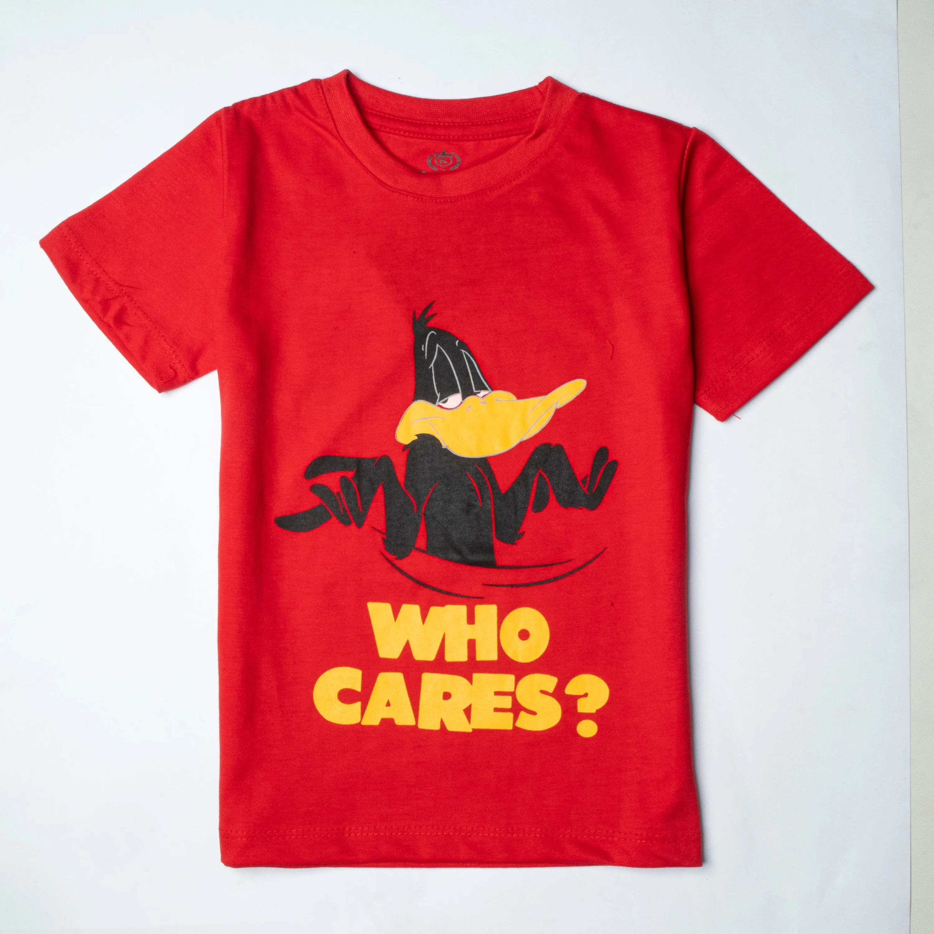 Boys Half Sleeves-Printed T-Shirt (Daffy)