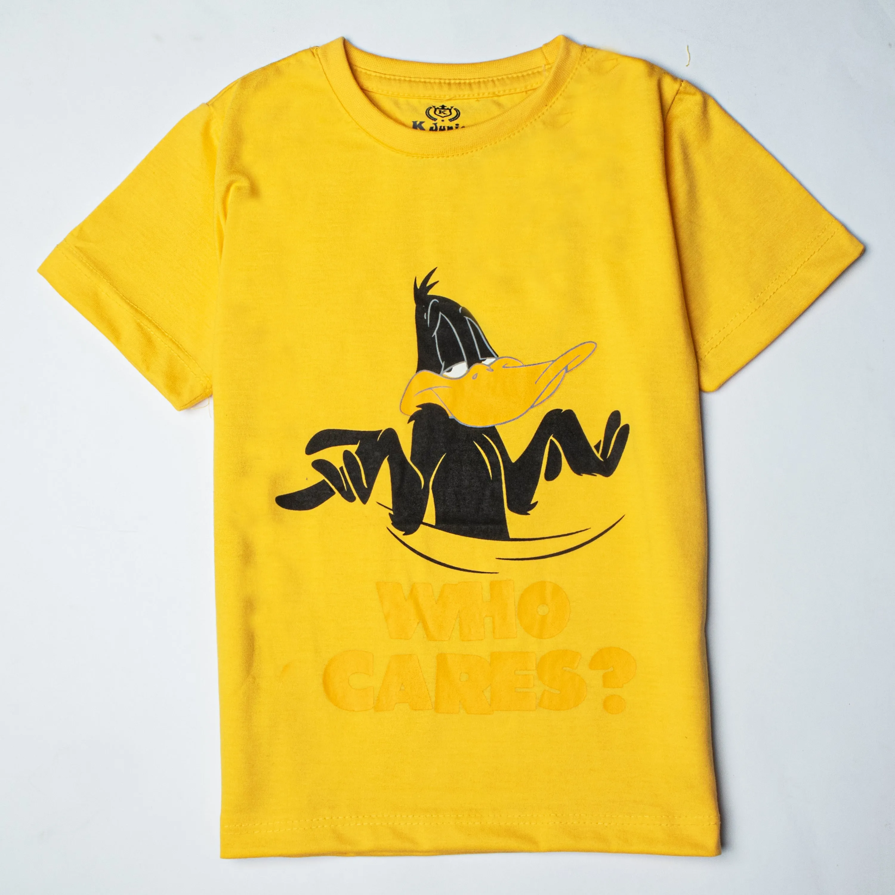 Boys Half Sleeves-Printed T-Shirt (Daffy)