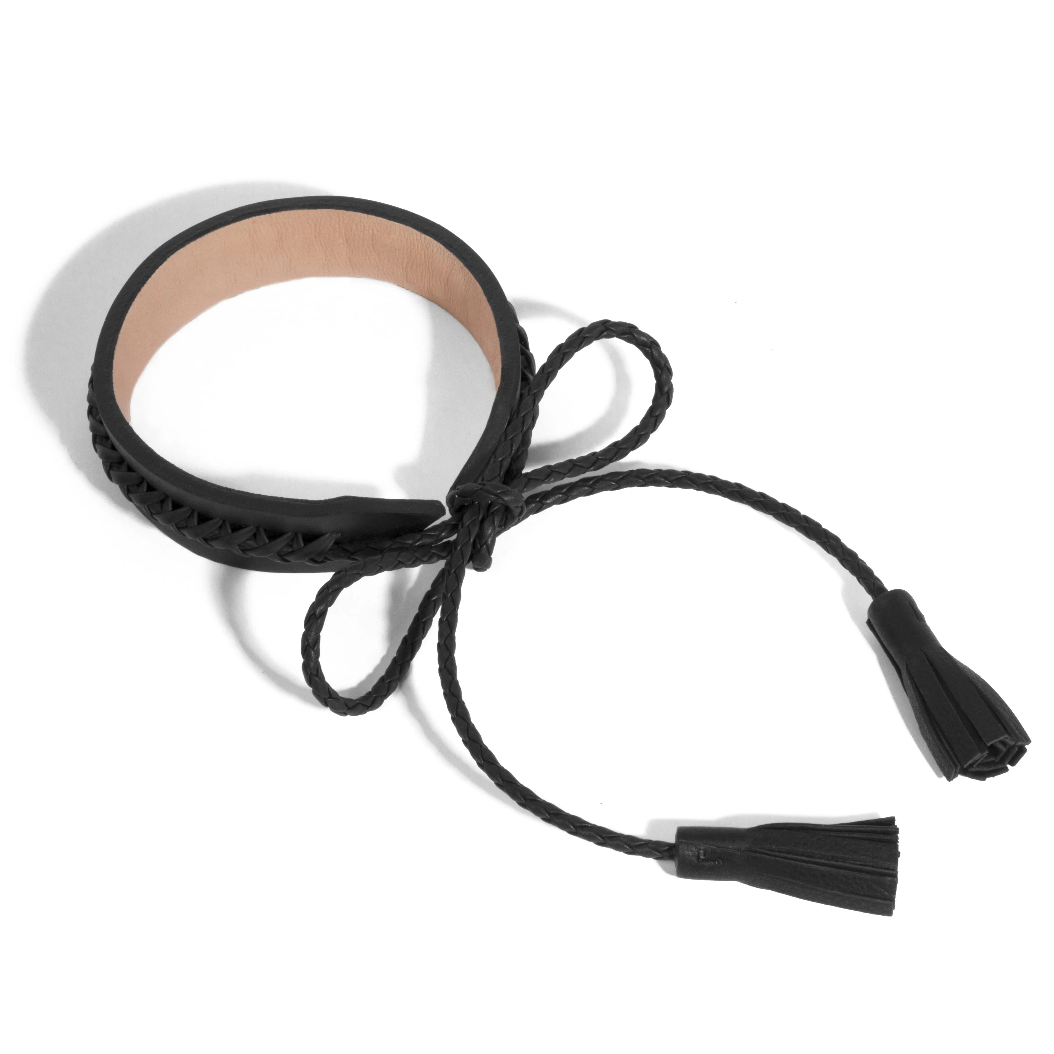 Braided Leather Choker