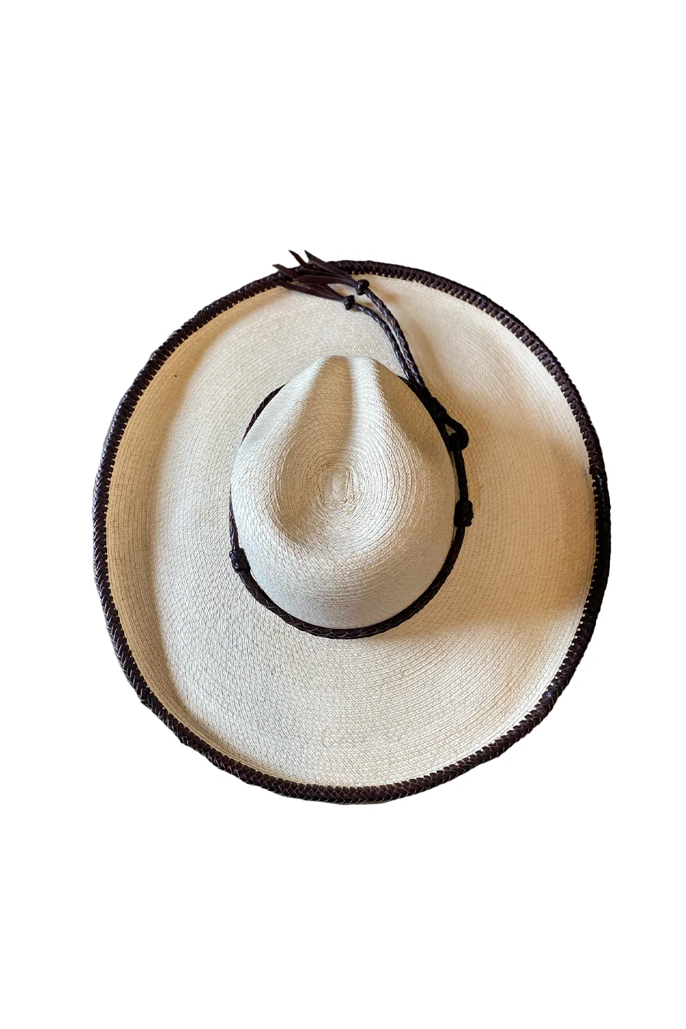 Braided Leather Hat