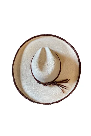 Braided Leather Hat