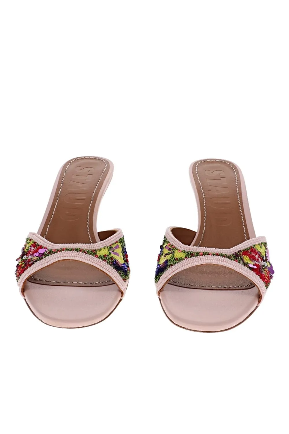 Brigitte Wildflowers Beaded Mule